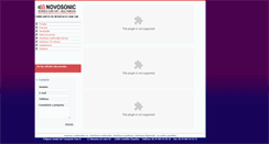 Desktop Screenshot of novosonic.es