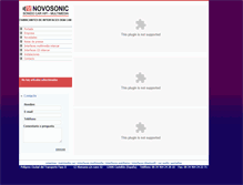 Tablet Screenshot of novosonic.es